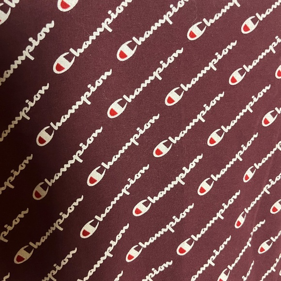 Maroon Champion Mens Retro T-shirt size Medium - Picture 8 of 14